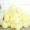 76pcs Pastel Macaron Yellow White Balloon Garland Arch Wedding Baby Shower Birthday Party Backdrop Tape Wall Global Decorations 211216