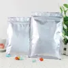 Folha de alumínio Zipper Selo Saco Bottom Bolsas para alimentos Amostra de alimentos Tea Party Packaging