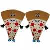 Prestanda Mat Pizza Mascot Kostymer Halloween Fancy Party Dress Cartoon Tasty Foods Character Carnival Xmas Påsk Reklam Födelsedagsfest Kostym Outfit