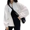 女性のトレンチコートレディース2022春秋の短いワークウェアジャケット女子韓国ルーズスタンドカラーコートレディースカジュアルパーカー