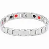 L Bracelet en acier inoxydable IP 18K Bracelets de couleur en or 4 en 1 Éléments énergétiques bracelets de soins sains magnétiques simples fashi6156398