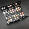 Professionelles Marken -Make -up Lidschatten 4 Farben Matte Lidschattenschatten Palette mit Pinsel5077146