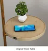 New Modern Simple Floor Lamp With Tea Table Gold Black Luxury Multifunction Wireless Charging Metal Standing Light Home Lighting Decoration