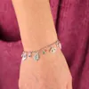 2019 ragazza donna gioielli moda 15 + 4 cm estensione catena colorata adorabile fascino carino mano di Hamsa malocchio braccialetto estivo 2019