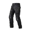 Pantaloni da uomo Tattici militari CP Green Camouflage Cargo Pantaloni da combattimento Paintball dell'esercito americano con ginocchiere Abbigliamento da lavoro