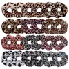 Floral Printed Leopard Creative fashion lady Hair Band Scrunchie Elastic Ties Rope Accessories