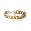 Fashion Gold Color Charm Chain Bracelets Set Vintage Multilayer Bracelets Bangles for Women Charm Party Jewelry