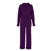 Autumn Winter Knitted Pajama Set Women Hooded Pants Home Suit for Long Sleeve Sleepwear Loose Lounge Wear Ladies 210830