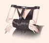 NXY Sm bondage Leather Bondage Handcuffs BDSM Armbinder Restraint Arms Behind Back Straitjacket Sex Toys For Couples 1126