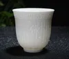 Ceramiczne Budda Słowo Puchar Serca Sutra Mantra Pomyślny Master Teacup White Porcelain Pojedynczy Puchar