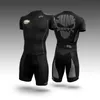 Racing sets Junk Wheels Pro Team SpeedSuit Bodysuit één stuk korte mouw pak triathlon mannen speed skinsuit kit snel schaatsclot4071727