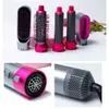 Professional 5 in 1 hair dryer brush multifunctional hair straightening electric perm comb styling tool 3 speed temperature contro3011552