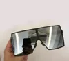 182 óculos de sol de tamanho grande para mulheres lentes cinza prateadas homens de moda de moda tons de óculos Eyewear Gafas de Sol com caixa