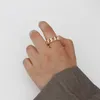 Золотое цветное покрытие цепи формы кольца 7 мм шириной для унисекс старинные готические коренастые модифицированные кольца античный ювелирный аксессуар
