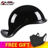 Nova face aberta retro meia motocicleta motocicleta corrida off road capacete moto casco capacete casque