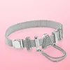 925 Sterling Silver Säkerhetskedja Charms För Kvinnor DIY Pärlor Fit Original Pandora Armband Toppkvalitet Logo Design Fine Smycken Lady Gift