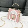 Summer Women's Bag Baroque Style Angel Relief Handbag Chain Box Shoulder Bags