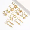 Hoop Huggie Ninja Shuriken pendente Pendre Boucles d'oreilles pour femmes Gold Dog Flower Oreille Punk Hip Hop Party Corée Fashion 20210P