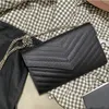 2022Luxus 3A Klassische Brieftasche Berühmte Marke Naht Leder Einkaufstasche Designer Damen Mode Geschenk Soft Top Folding Messenger Hohe Qualität mit Box Großhandel