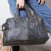 Shoulder Handbag Women's Large Capacity Tote Travel Shopping Bag Copy Rivet Desgin Casual Female Leather