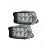 Phares de moto 12v 12w 8LED projecteurs de moto antibrouillard phare 6000k 1200LM étanche moto auxiliaire lampe de travail voiture