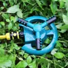 Vattenutrustning Trädgård Automatisk gräs Lawn 360 grader Tre armvattenspruta Roterande munstyckssystemtillbehör