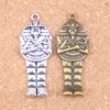 24pcs Antique Silver Bronze Plated egyptian mummy sarcophagus Charms Pendant DIY Necklace Bracelet Bangle Findings 45*18mm