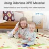 Babyinner 200*180cm Baby Play Mat Folding XPE Playmate Reversible Game Pad Foam Floor Carpet Thickened Waterproof Kids Rug 210724