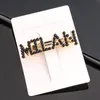 Gold Wolrd City London Newyork Paris Milan Hair Clip Fryzjerka Pearl Barrettes Clips Bobby Pin for Women Children Mash