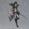 Japon Anime Saldırısı Titan Figma 213 Levi 203 Mikasa 207 Eren PVC Eylem Figürü Modeli Koleksiyon Oyuncak Bebek Hediyeleri Q0725841682