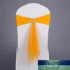 Chairs Sashes Set Free Fasten Bowknot Elastic Flower Love Diamond Buckle Mesh Props Adjustable Bow For Party Wholesale