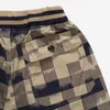 Bermuda Männlich Sommer Elastische Taille Herren Plaid Shorts Klassisches Design Breeches Baumwolle Casual Strand Kurze Hosen Große Größe 44 210629