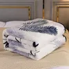 33Warme Decke Luxus Dicke Flanell Decken Winter Blatt Bettdecke Sofa Nickerchen Quilt Mechanische Wäsche Weiche Bequeme Bettwäsche