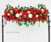 50 cm Uzunluk Ipek Çiçek Köpük Ile DIY Kemer Çiçek Satır Acanthosphere Düğün Backdrop Dekorasyon Için Gül Şakayık Mix Çiçek