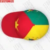 Kameroen Baseball Caps 3D Aangepaste naam Nummer Teamlogo Cm Hoeden Cmr Land Franse Kameroense Natie Kameroense Vlag Hoofddeksel8910044