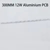 Perles légères LED PCB 140 mm 300 mm 3/6 / 12W Plaque en aluminium 1/3 / 5 W