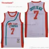 Flint Tropics 세미 프로 영화 농구 33 Jackie Moon Jerseys 7 Coffee Black 11 Monix 55 Vakidis 69 Downtown Jersey 그린 화이트 포켓 반바지