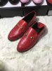 Designer Luxury Mens Womens Äkta Läder Genom Loafers Med Horse Annitbit Män Kvinnor Slips På Lägenheter Skor Många Stilar Storlek E Tingfengf