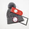 Unisex höst och vinter mode söt päls boll keps varm stickad hatt 6-färg beanie