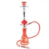 Shisha Shisha Bong Rauchen Wasser Metallpfeife Set Keramikschale Arabischer Stiel Acryl Vase Werkzeuge Schlauch Kürbis Diamant 3 Stile Werkzeugzubehör