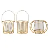 Candle Houders Party Smeedijzeren Kandelaar Nordic Golden Hollow Cup Theelicht Lantaarn Pumpkin Lamp Candlesticks Decor