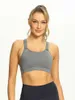 Reggiseno sportivo Quick Dry Reggiseno sfoderato con ferretto antiurto Top sportivo Reggiseno sportivo Reggiseno donna fitness regolabile senza cuciture Blu Nero 90 C E 210623