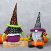Feestartikelen Halloween Gnomes Decoraties Handgemaakte Pluche Heks en Tovenaar Doll Tafel Ornament Kids Gift XBJK2108