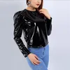 patent leather coats women