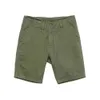 summer classical Italian style vintage shorts 100% cotton knee-length trousers plus size men brand clothing 210716