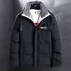 Gola de lã Men's Winwer Warm Parkas 6xL 7xL 8XL Tamanho Grande Engrossado Algodão Algodão Baiacu De Almofada Parka Parka Casacos 211216