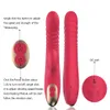 [Magazyn USCA] Thrustruming Rabbit Vibrator G Spot Anal Wibrujący Dildo Dla Kobiet 10 Częstotliwość Stymulacja łechtaczki Osobisty Lizanie Clitoral Lizanie Dorosłych Sex Zabawki dla Para