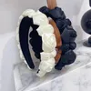 Kadınlar Için Yeni Moda Hairband Büyük / Küçük Gül Patchwork Bandı En Kaliteli Çiçek Türban Saç Aksesuarları