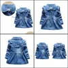 Ceketler Dış Giyim Bebek, MaternityBaby Çocuk Çocuk Giyim Denim Kot Uzun Kollu Bebek Kız Prenses Flora Elbise Bırak Teslimat 2021 47HC