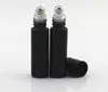 10ml 1/3oz Black Fragrances ROLL ON GLASS BOTTLE ESSENTIAL OIL Metal Roller Ball